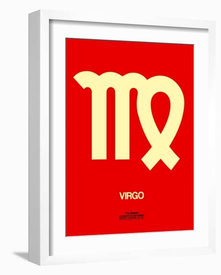 Virgo Zodiac Sign Yellow-NaxArt-Framed Art Print