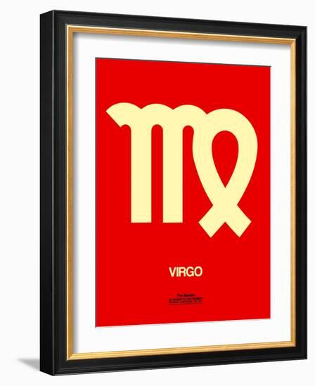 Virgo Zodiac Sign Yellow-NaxArt-Framed Art Print