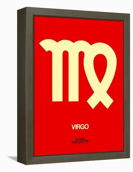 Virgo Zodiac Sign Yellow-NaxArt-Framed Stretched Canvas