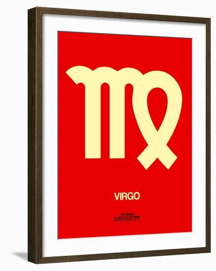 Virgo Zodiac Sign Yellow-NaxArt-Framed Art Print