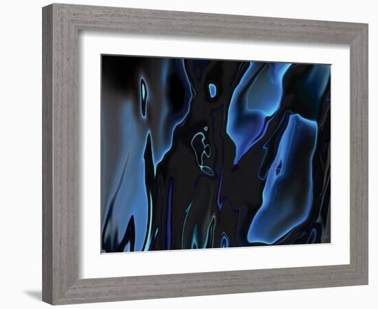 Virtual Life 1-Rabi Khan-Framed Art Print