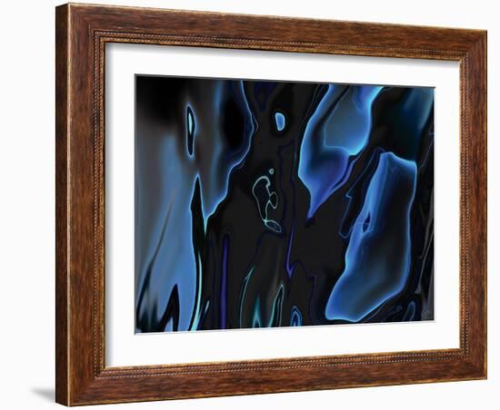 Virtual Life 1-Rabi Khan-Framed Art Print