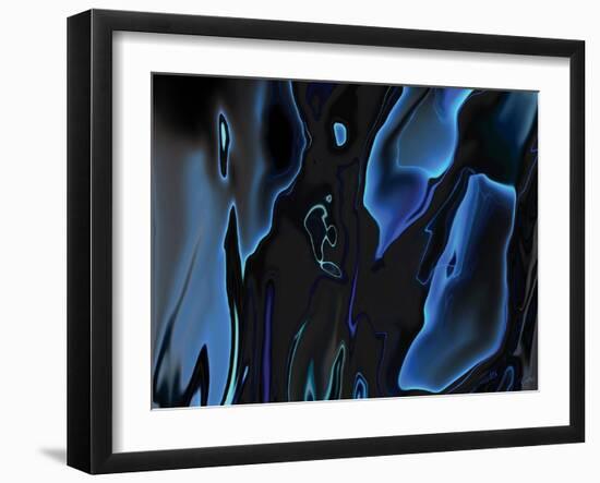 Virtual Life 1-Rabi Khan-Framed Art Print