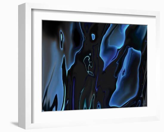 Virtual Life 1-Rabi Khan-Framed Art Print