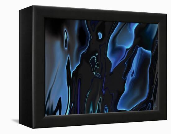 Virtual Life 1-Rabi Khan-Framed Stretched Canvas