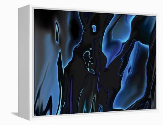 Virtual Life 1-Rabi Khan-Framed Stretched Canvas