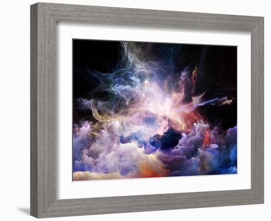 Virtual Nebulae-agsandrew-Framed Art Print