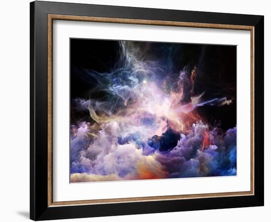 Virtual Nebulae-agsandrew-Framed Art Print