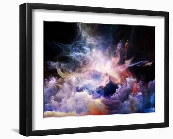 Virtual Nebulae-agsandrew-Framed Art Print