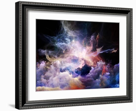 Virtual Nebulae-agsandrew-Framed Art Print