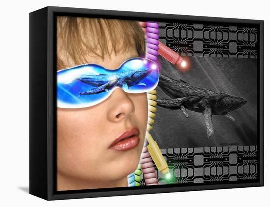 Virtual Reality-Victor Habbick-Framed Premier Image Canvas