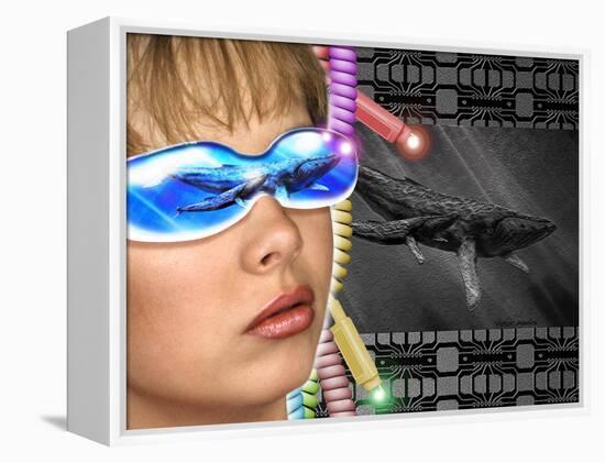 Virtual Reality-Victor Habbick-Framed Premier Image Canvas