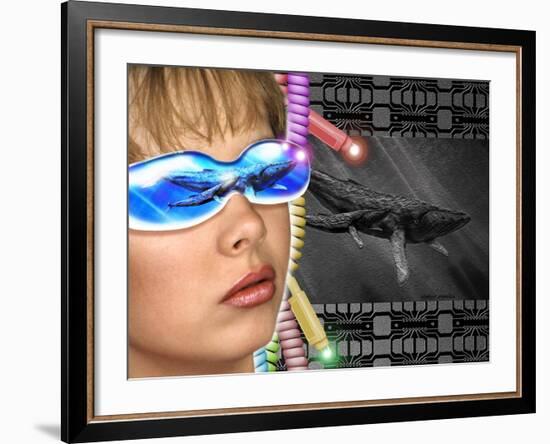 Virtual Reality-Victor Habbick-Framed Photographic Print