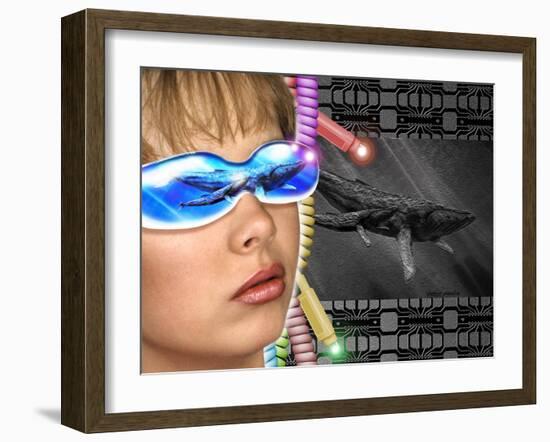 Virtual Reality-Victor Habbick-Framed Photographic Print