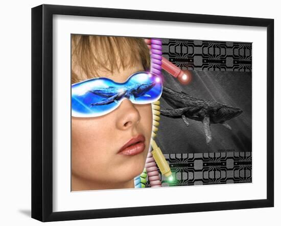 Virtual Reality-Victor Habbick-Framed Photographic Print