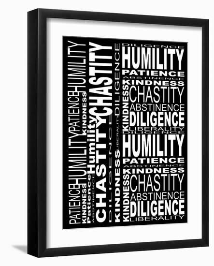 Virtues-Roseanne Jones-Framed Giclee Print