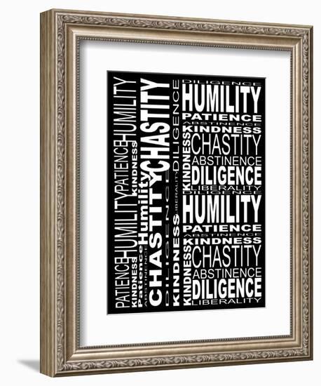 Virtues-Roseanne Jones-Framed Giclee Print