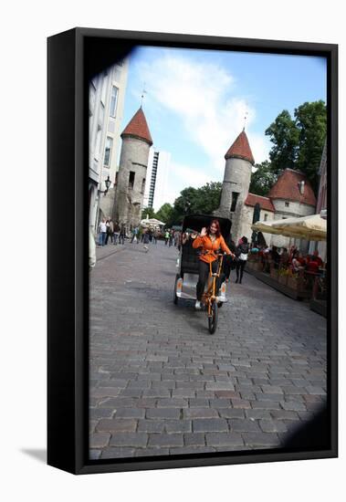 Viru Gate, Entrance to the Old Town, Tallin, Estonia, 2011-Sheldon Marshall-Framed Premier Image Canvas