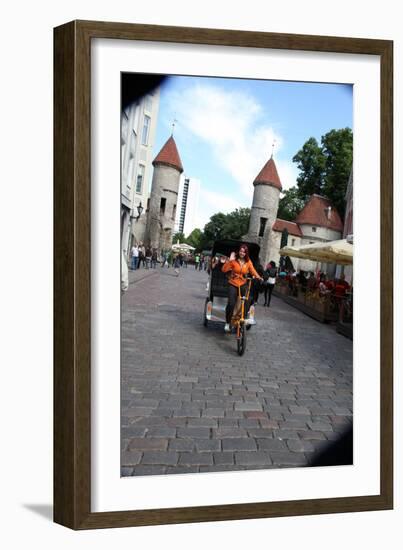 Viru Gate, Entrance to the Old Town, Tallin, Estonia, 2011-Sheldon Marshall-Framed Photographic Print