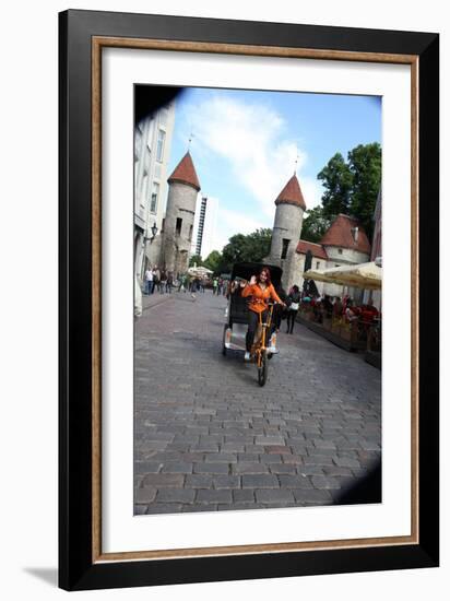 Viru Gate, Entrance to the Old Town, Tallin, Estonia, 2011-Sheldon Marshall-Framed Photographic Print