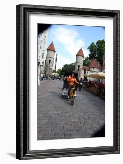 Viru Gate, Entrance to the Old Town, Tallin, Estonia, 2011-Sheldon Marshall-Framed Photographic Print