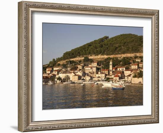 Vis Old Town, Vis Island, Dalmatia, Croatia, Adriatic-G Richardson-Framed Photographic Print