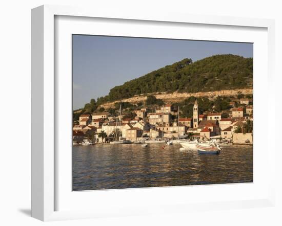 Vis Old Town, Vis Island, Dalmatia, Croatia, Adriatic-G Richardson-Framed Photographic Print