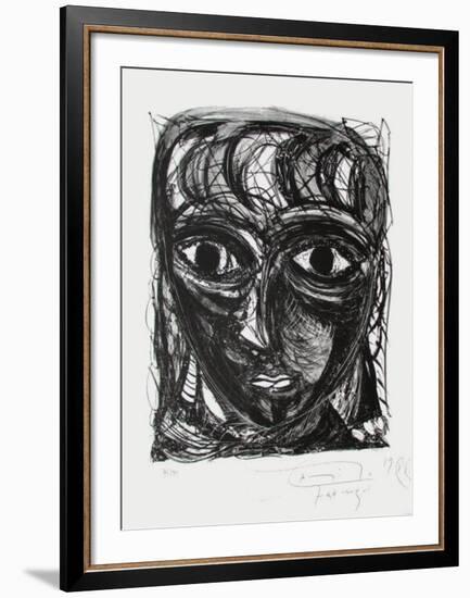 Visage D'Enfant-Camillo Franqui-Framed Limited Edition