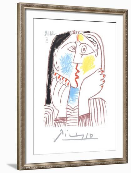 Visage-Pablo Picasso-Framed Collectable Print