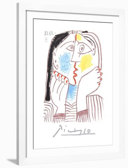 Visage-Pablo Picasso-Framed Collectable Print