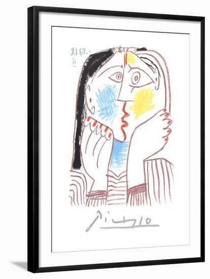 Visage-Pablo Picasso-Framed Collectable Print