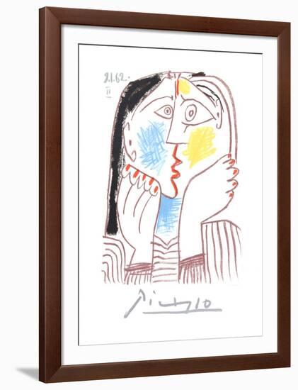 Visage-Pablo Picasso-Framed Collectable Print