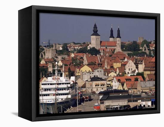 Visby, Gotland, Sweden, Scandinavia-Ken Gillham-Framed Premier Image Canvas