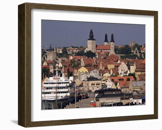 Visby, Gotland, Sweden, Scandinavia-Ken Gillham-Framed Photographic Print