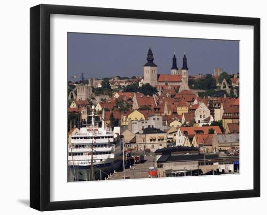 Visby, Gotland, Sweden, Scandinavia-Ken Gillham-Framed Photographic Print