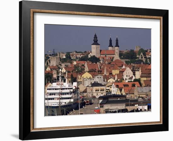 Visby, Gotland, Sweden, Scandinavia-Ken Gillham-Framed Photographic Print