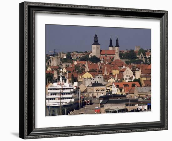 Visby, Gotland, Sweden, Scandinavia-Ken Gillham-Framed Photographic Print