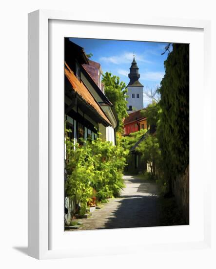 Visby, Sweden-J.D. Mcfarlan-Framed Photographic Print