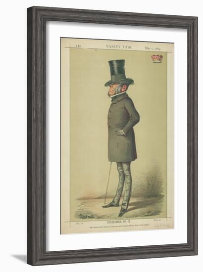 Viscount Sydney, He Received the Royal Commands and Lengthened the Skirts of the Ballet, 1 May…-Carlo Pellegrini-Framed Giclee Print