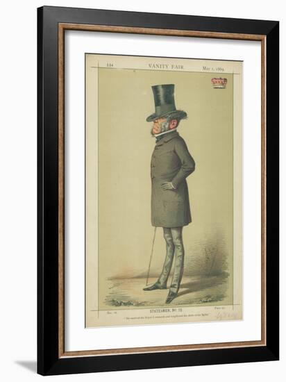 Viscount Sydney, He Received the Royal Commands and Lengthened the Skirts of the Ballet, 1 May…-Carlo Pellegrini-Framed Giclee Print