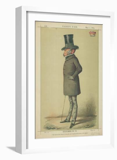 Viscount Sydney, He Received the Royal Commands and Lengthened the Skirts of the Ballet, 1 May…-Carlo Pellegrini-Framed Giclee Print