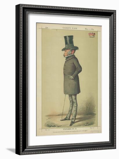 Viscount Sydney, He Received the Royal Commands and Lengthened the Skirts of the Ballet, 1 May…-Carlo Pellegrini-Framed Giclee Print