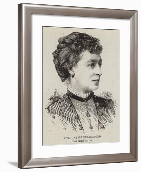 Viscountess Strangford-null-Framed Giclee Print