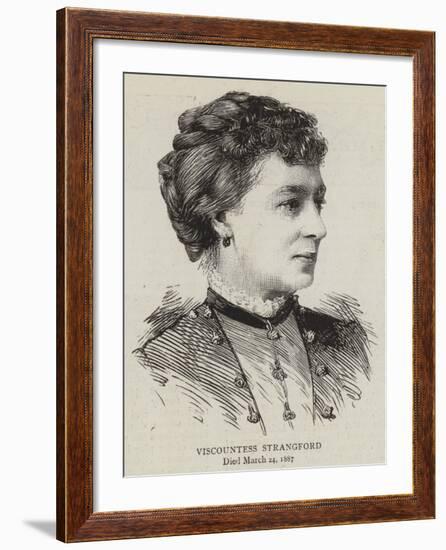 Viscountess Strangford-null-Framed Giclee Print