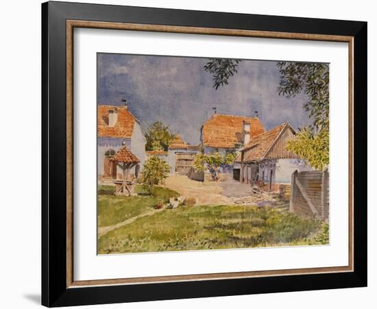 Viscri House-Tim Scott Bolton-Framed Giclee Print