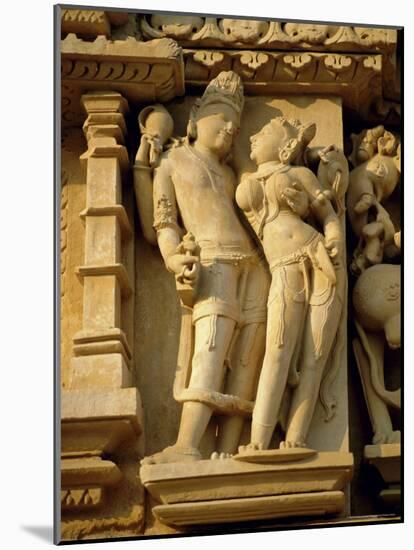 Vishnu and Lakshami, Sculptures on the Parshvinath Temple, Jain Group, Madhya Pradesh State, India-Richard Ashworth-Mounted Photographic Print