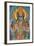Vishnu and Nagas-null-Framed Art Print