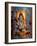 Vishnu Hindu God Mural, India-Dee Ann Pederson-Framed Photographic Print