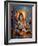 Vishnu Hindu God Mural, India-Dee Ann Pederson-Framed Photographic Print