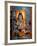 Vishnu Hindu God Mural, India-Dee Ann Pederson-Framed Photographic Print